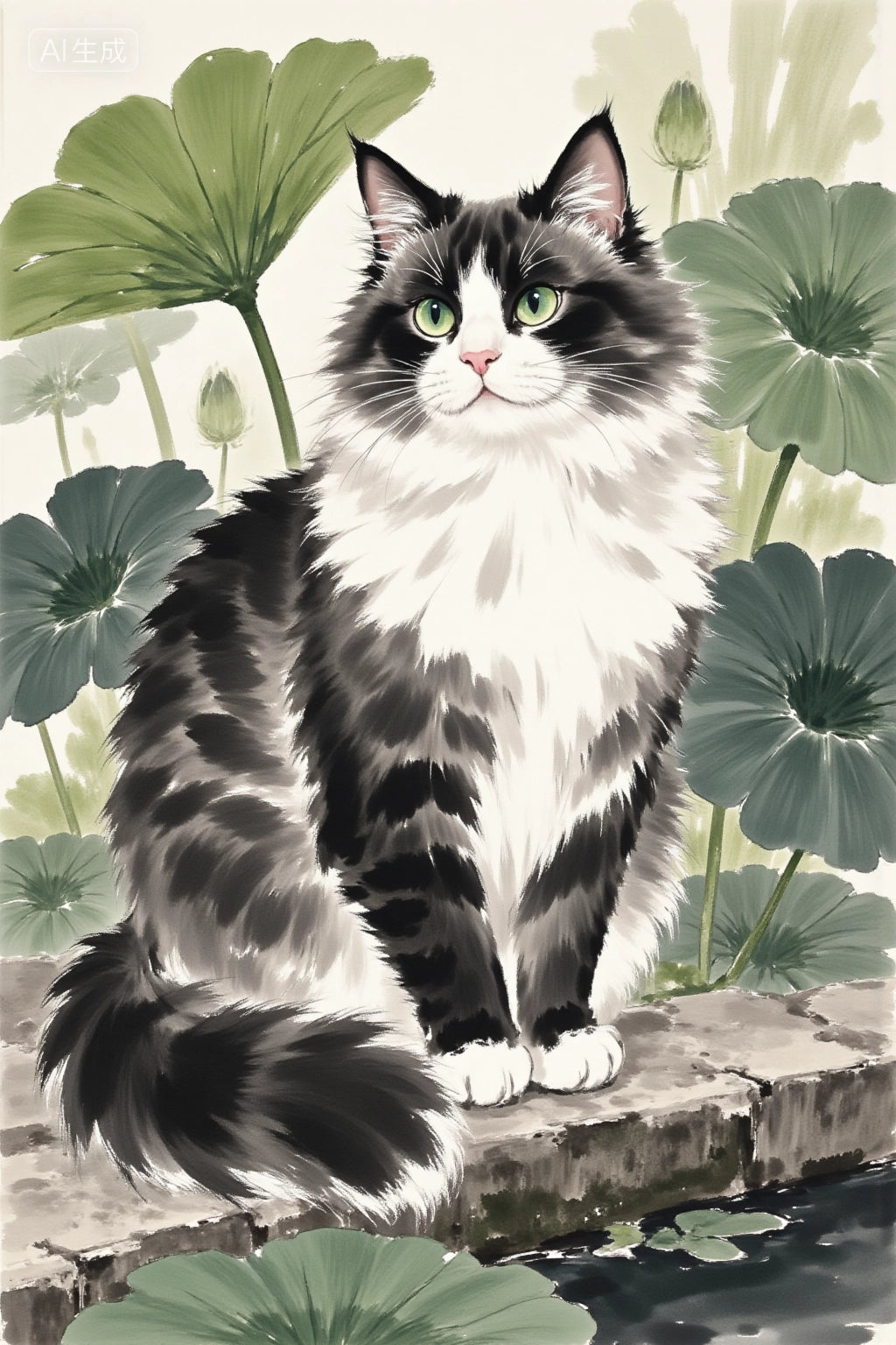 🌿A02 Serenity by the Lotus Pond